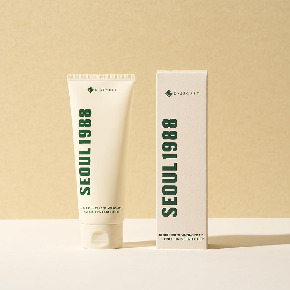 SEOUL 1988 CLEANSING FOAM : PINE CICA 1% + PROBIOTICS  150ML