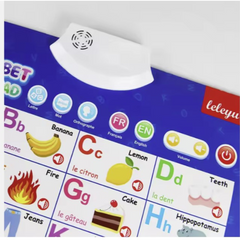 Jeux Enfant, Affiche de l'alphabet français, anglais, éducation précoce, électronique Interactive
