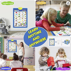 Jeux Enfant, Affiche de l'alphabet français, anglais, éducation précoce, électronique Interactive